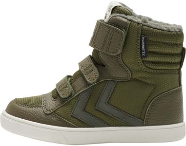 Hummel Stadil Super Poly Recycled Tex Jr Forede Sneakers, Dark Olive