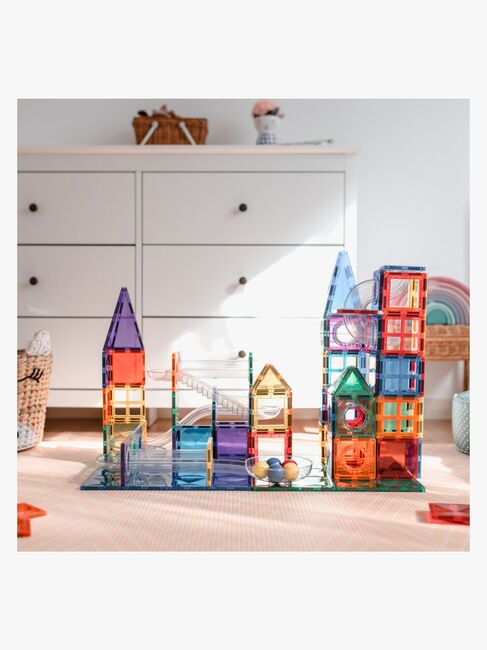 Connetix Rainbow Ball Run Magnetiske Byggeklodser 92 Dele