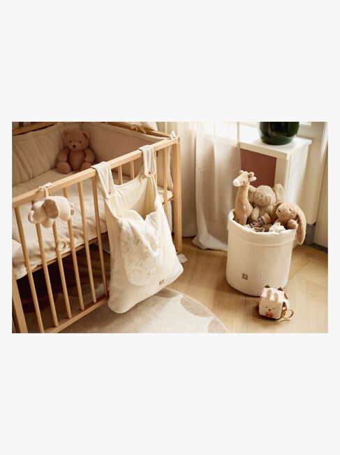 Jollein Playpen Opbevaringspose Cloudy Rib, Oatmeal