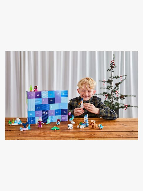 Plus Plus Julekalender 2025 Santa's Northern Lights Adventure