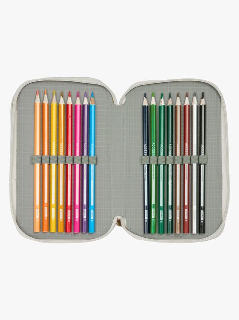 Disney Minnie Mouse  Fyldt Penalhus med 3 Rum 37 Dele, Bright