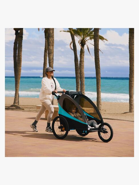 Kinderkraft Nava Cykelanhænger, Hawaiian Blue