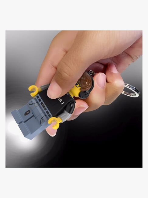 LEGO® Minifigure™ Videospil Dreng Nøglering med LED-lys