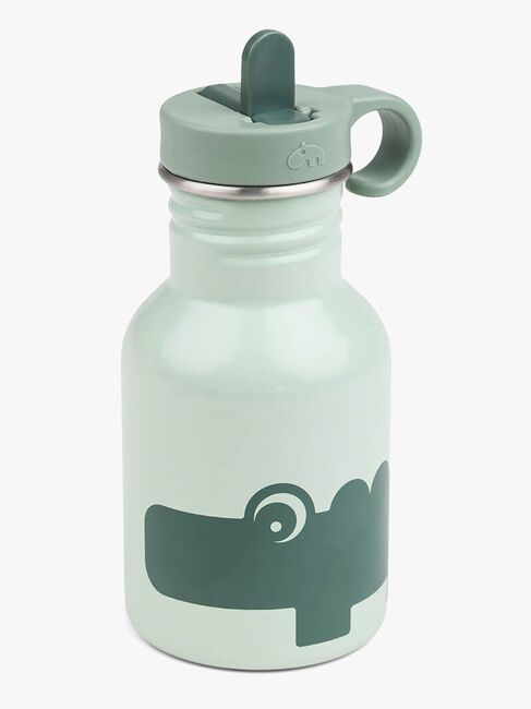 Done By Deer Croco Metalflaske, Green