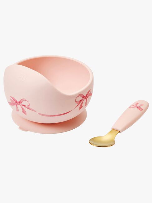 Elodie Skål Sæt Silikone, Rosy Bow