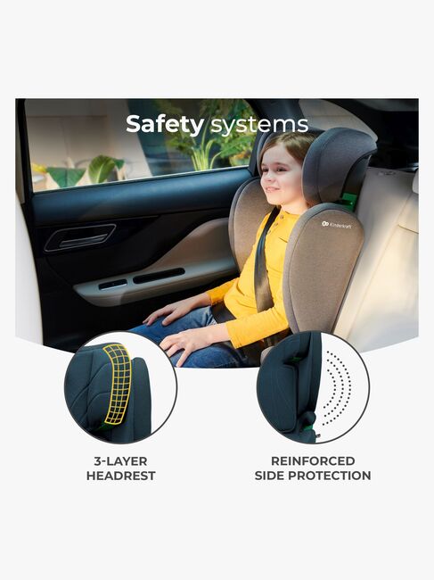 Kinderkraft JUNIOR FIX 2 i-Size Autostol, Harbor Blue