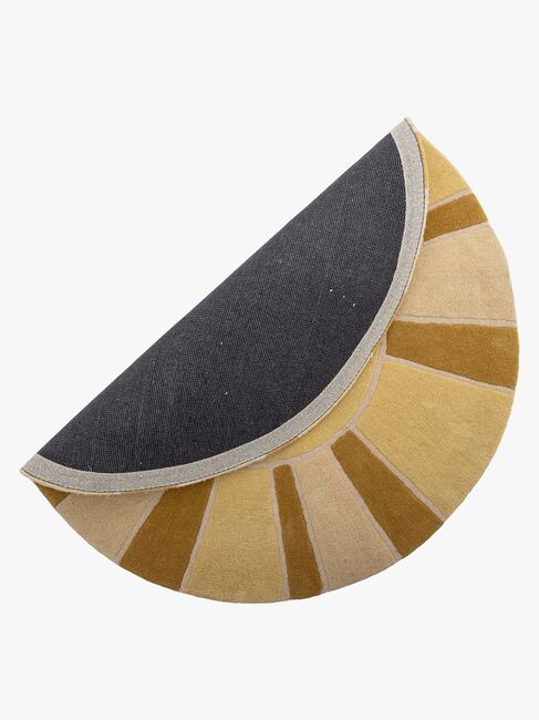 Bloomingville Gulvtæppe Sol, Gul