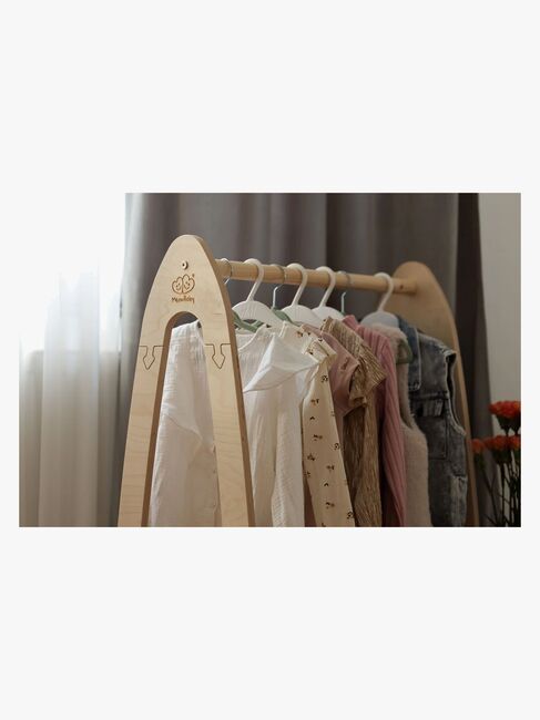 Meowbaby Soft Tøjstativ L, Natur