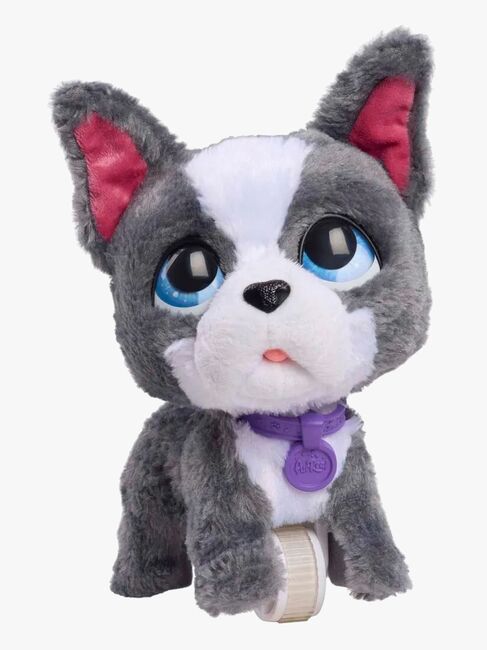 Fur Real Walk-A-Lots Interaktivt Legetøj Fransk Bulldog 23 cm