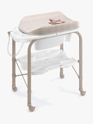 CAM Cambio Puslebord med Badekar, Bear Doggies