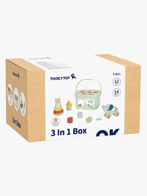 Tooky Toy 3-i-1 Boks Aktivitetslegetøj