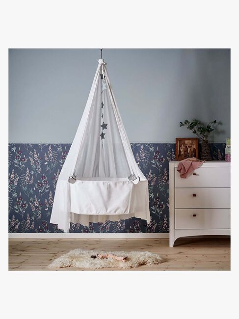 Leander Classic™ Vugge m. Madras, Hvid