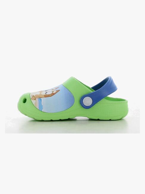 Bluey Clogs, Mint Green/Dark Blue