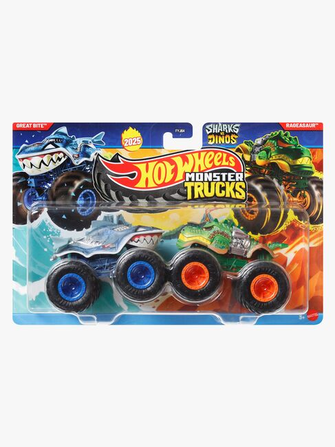 Hot Wheels Monster Trucks 1:64 2-pak Blandet Udvalg