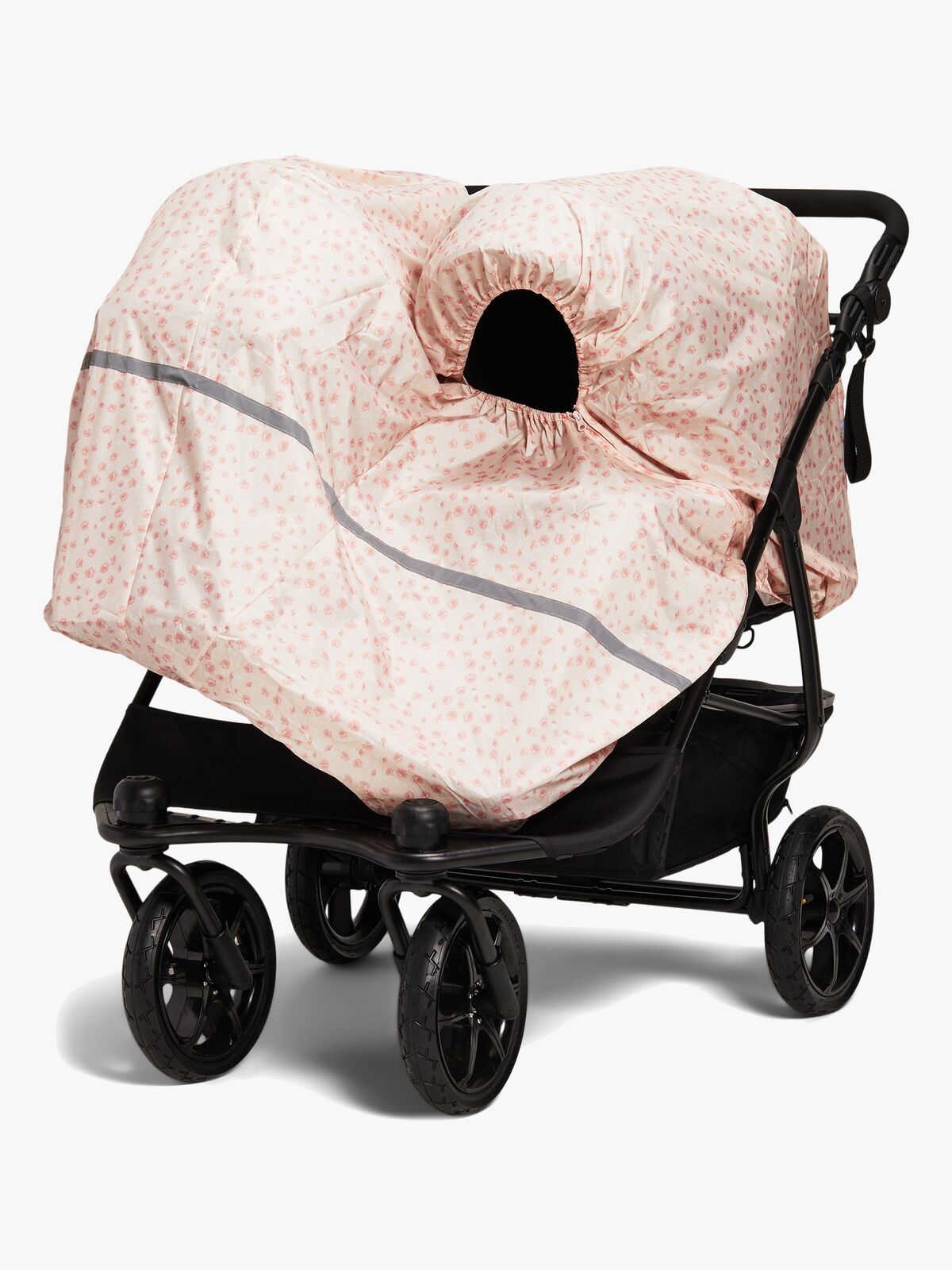 Petite Chérie Regnslag Søskendevogn, Pink Flowers
