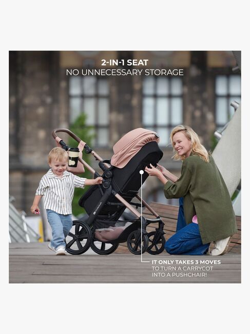 Kinderkraft MOOV 2 Air 3-in-1 Duovogn, Light Grey