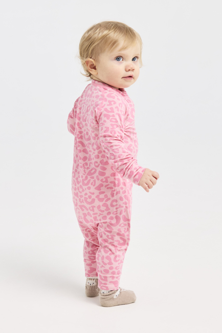 Nordbjørn Moritz Termoundertøj Heldragt Bamboo, Leo Pink