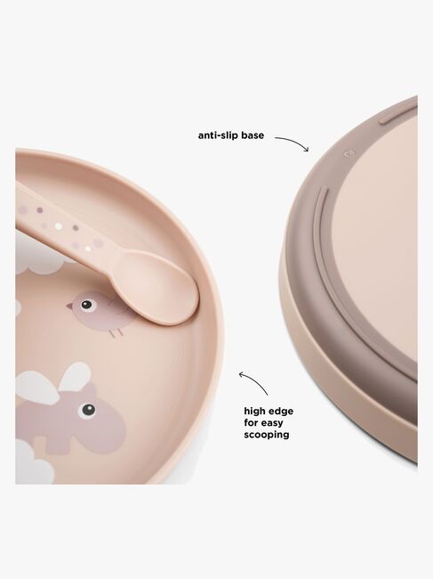 Done By Deer Foodie Tallerken Happy Clouds, Pink