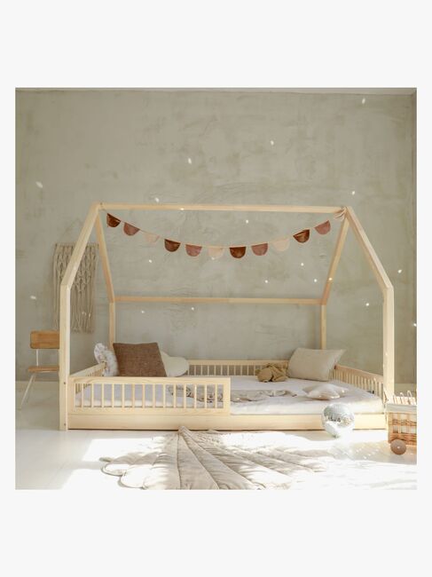 Minitude WYATT Junior-/Montessori-seng 140x200, Natur