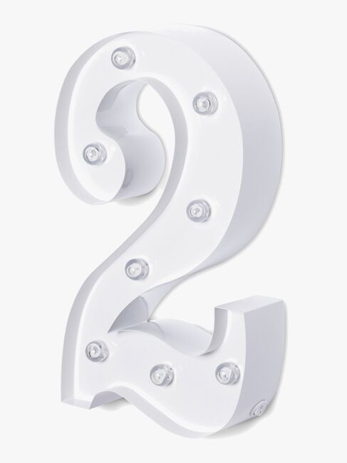 Alice & Fox Tallampe 2, Hvid