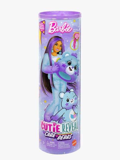 Barbie Cutie Reveal Dukke Care Bears, Lilla
