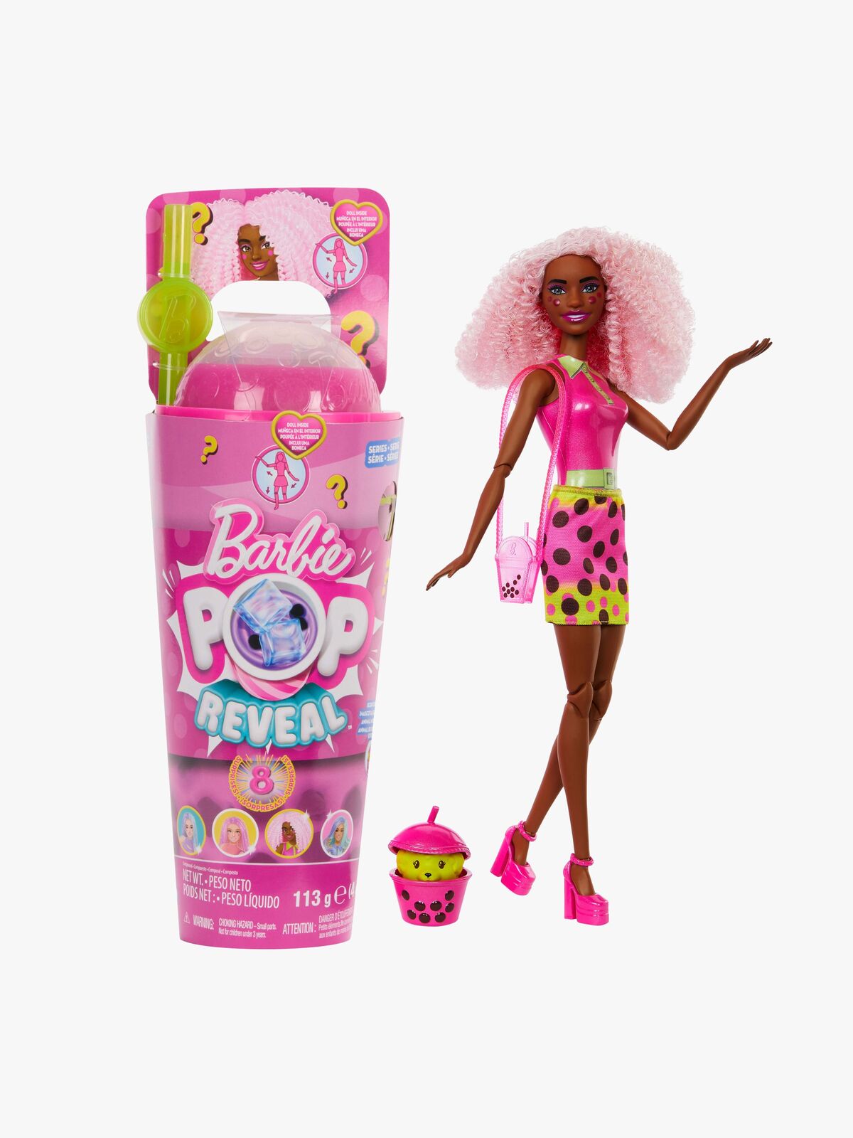 Barbie Pop Reveal Dukke Boba Berry Bliss