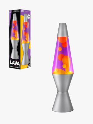 LAVA Lampe Classic 37cm, Orange/Lilla