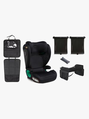 Beemoo Range i-Size Autostol inkl. Tilbehør, Black Stone