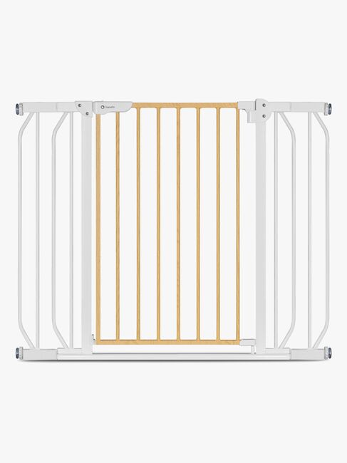 Lionelo Truus Slim Sikkerhedsgitter, White/Natural