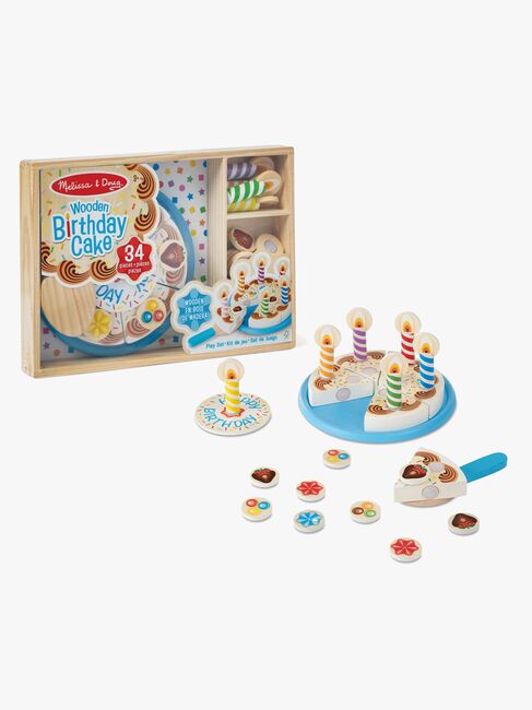 Melissa & Doug Legetøjskage Træ 34 Dele