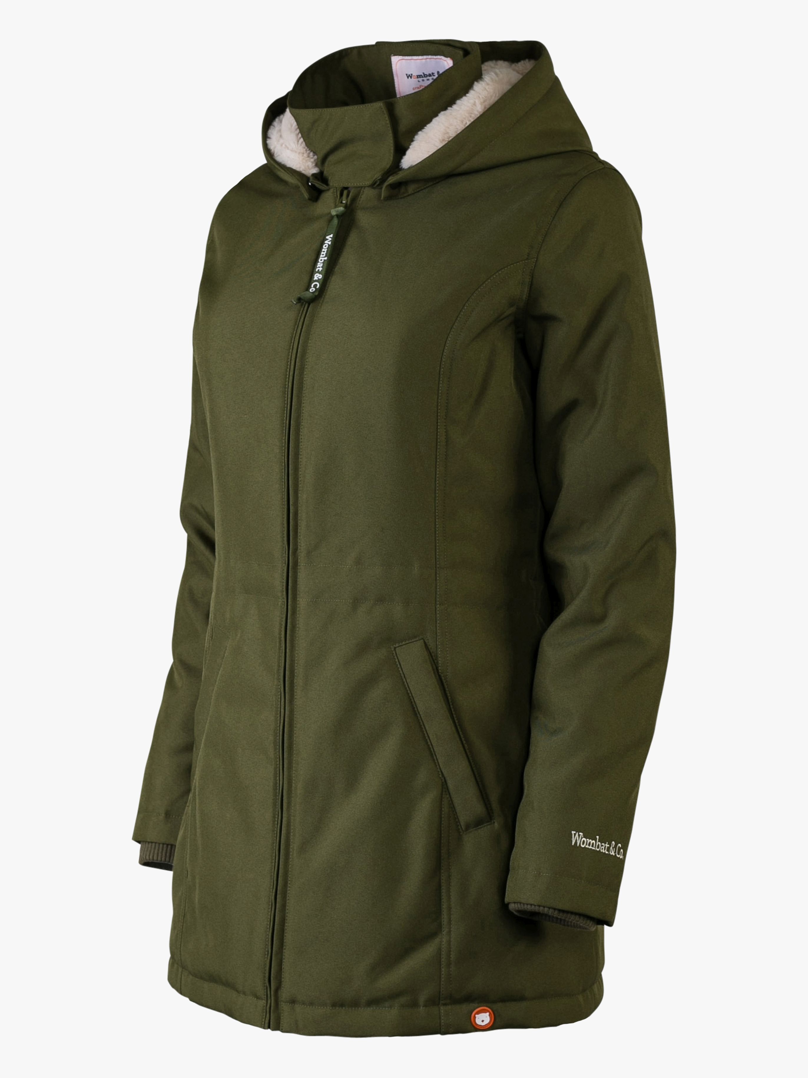 Wombat Graviditetsjakke, Grøn/Beige, XXL