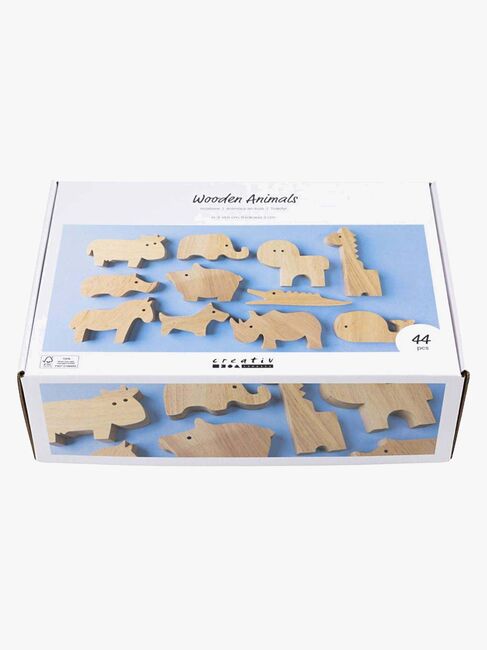 Creativ Company Trædyr Bondegård & Safari 44 Stk.