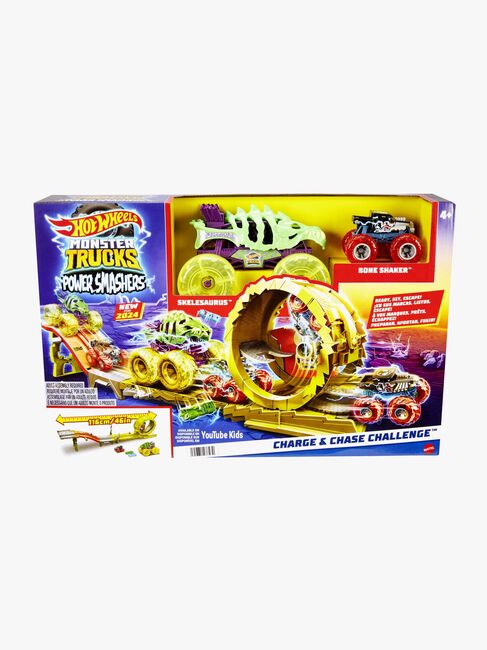 Hot Wheels Power Smashers Race & Chase Legesæt