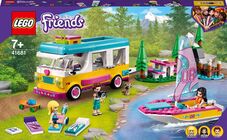 LEGO Friends 41681 Skov-autocamper og sejlbåd