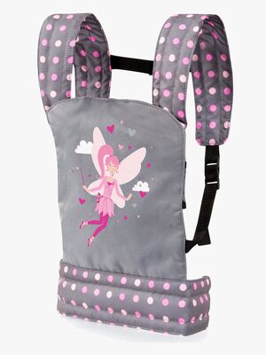 Bayer Design Dukkebæresele Deluxe, Grå/Lyserød