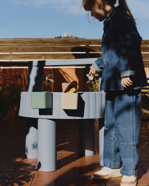 LIEWOOD Sepp Aktivitetsbord Vand & Sand, Blå