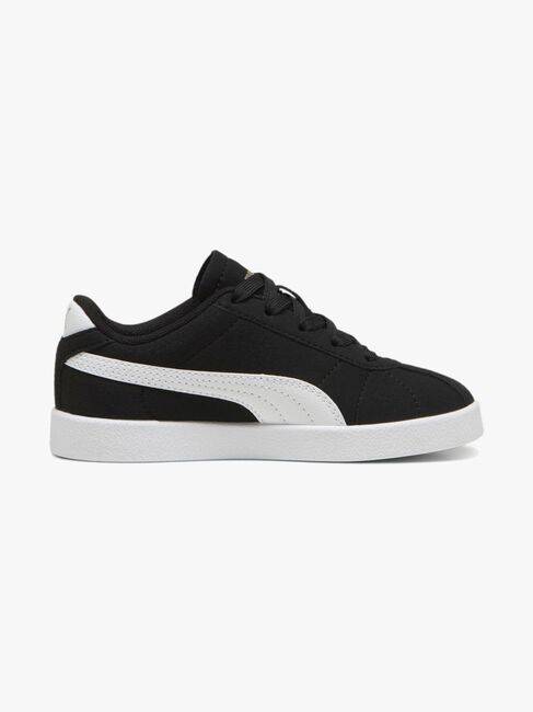Puma Club II PS Sneakers, Black/White/Gold