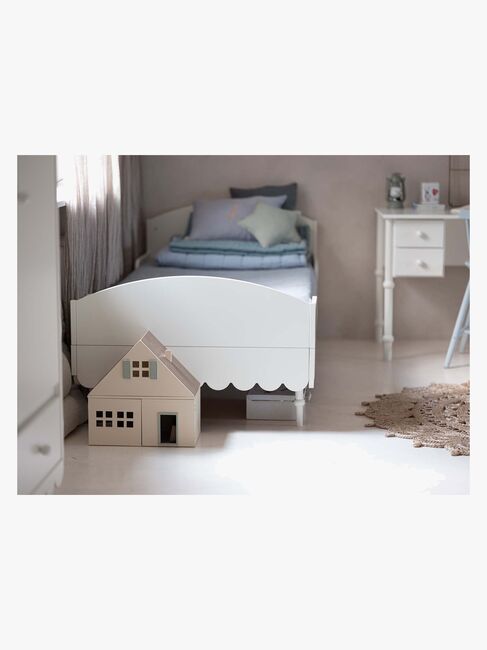 Wood Luck Babushka Enkeltseng 90x200, Hvid