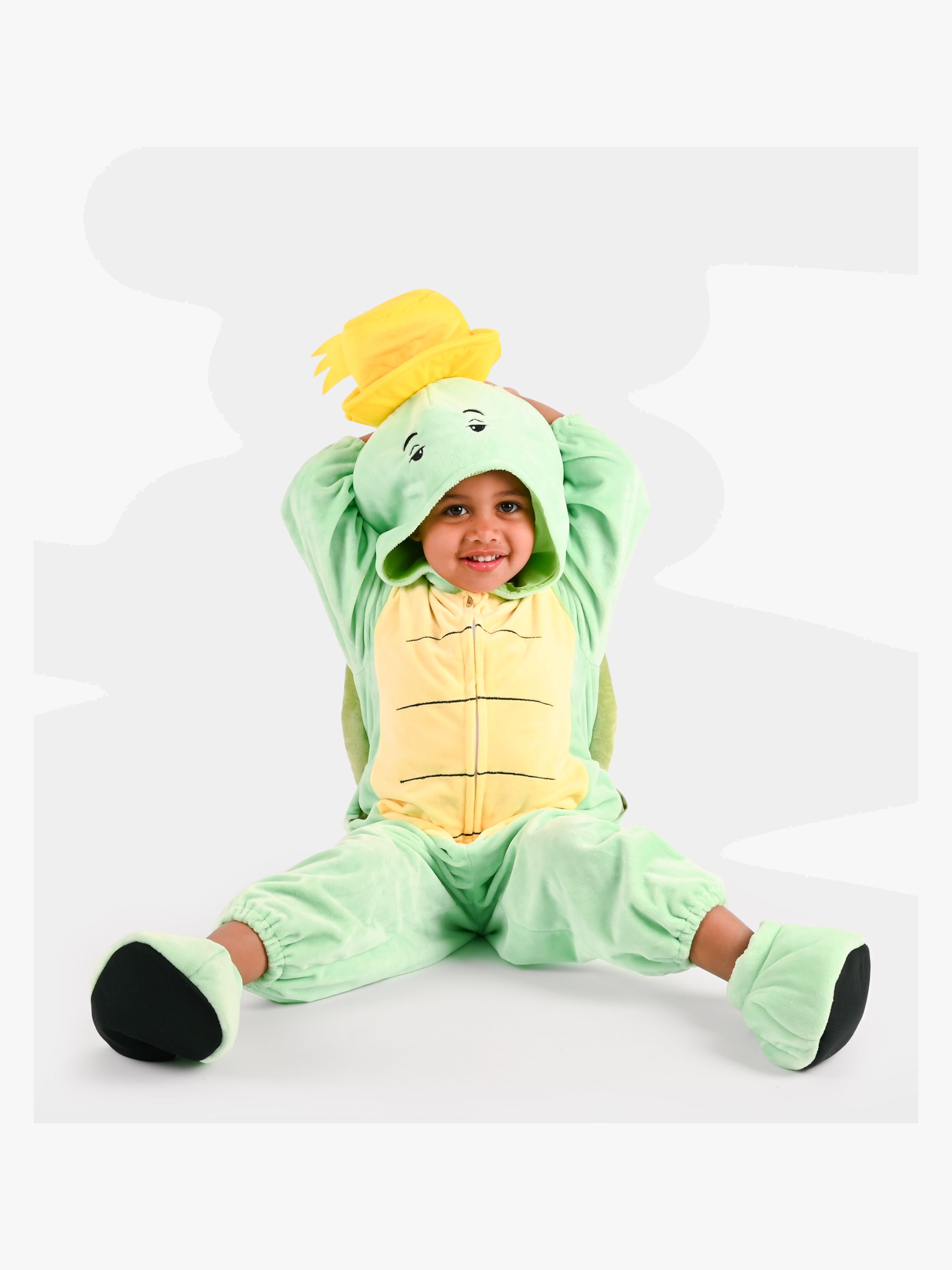Den Goda Fen Kostume Skalmand 104 cm, Grøn