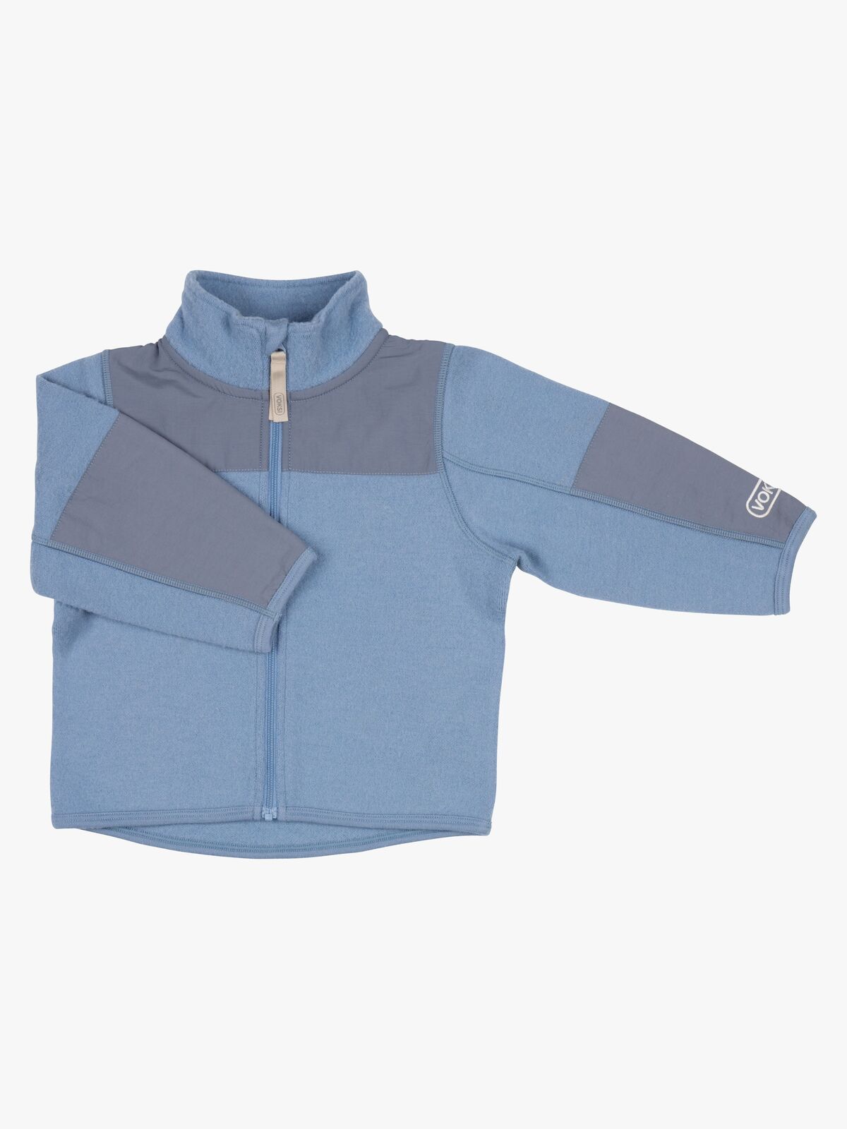 Voksi Fleecetrøje Merinould, Blue Bell