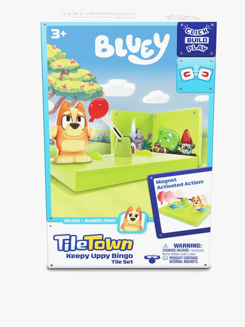 Tile Town Bluey  Magnetisk Byggesæt Booster-Pack
