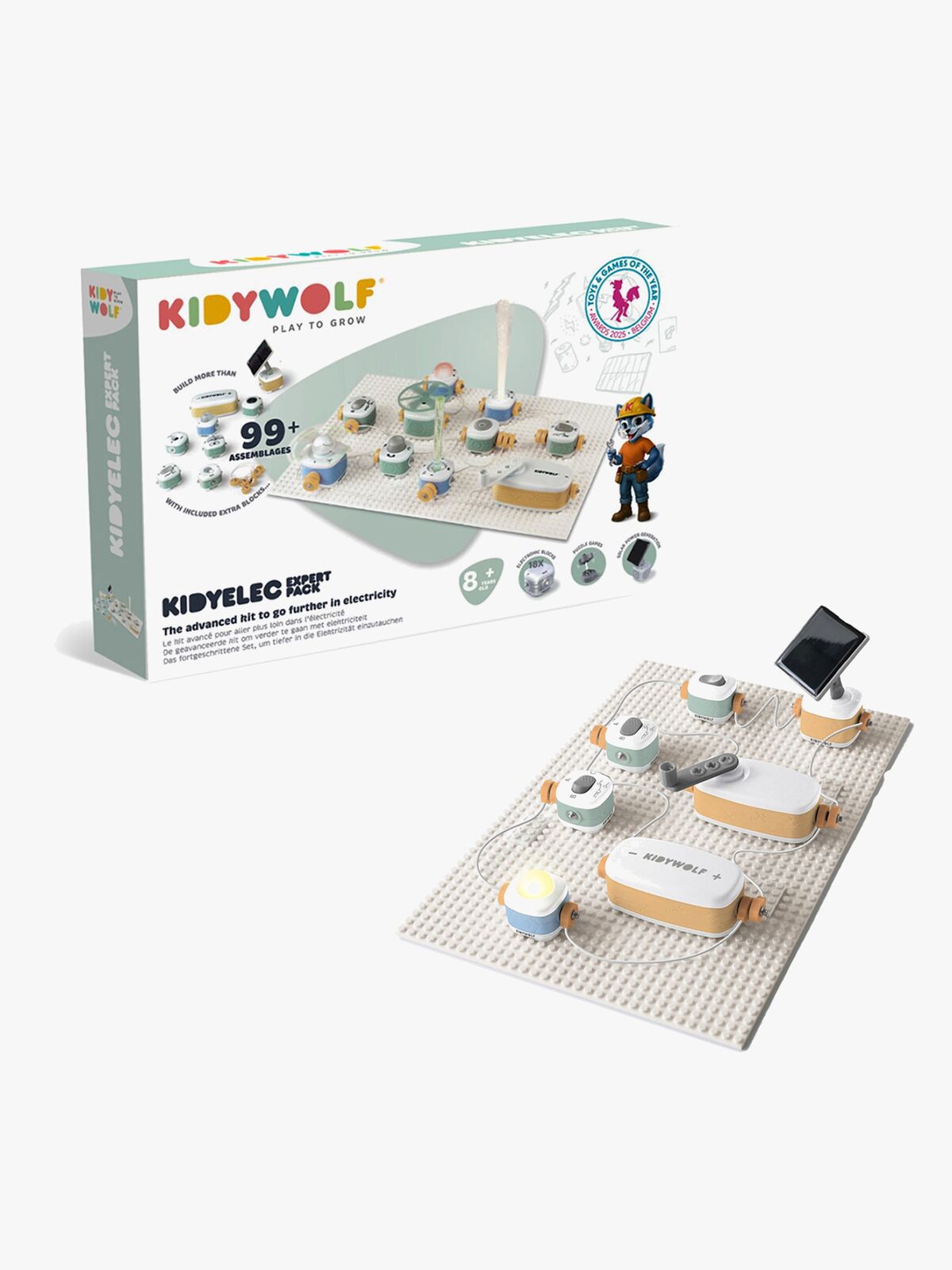 Kidywolf KIDYELEC Eksperiment Første Elektroniksæt Ekspert