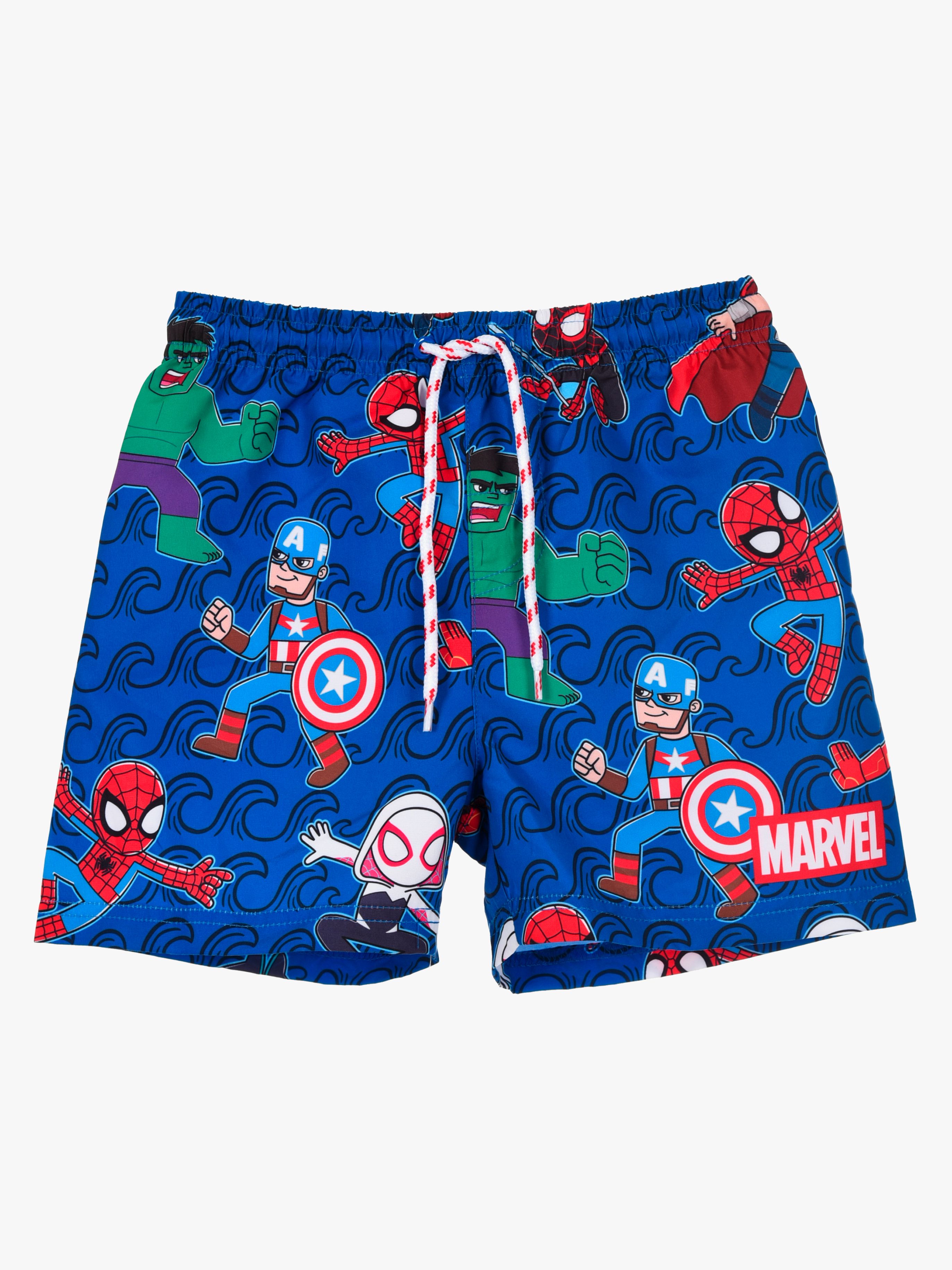 Marvel Avengers Badeshorts, Blå, 104-110
