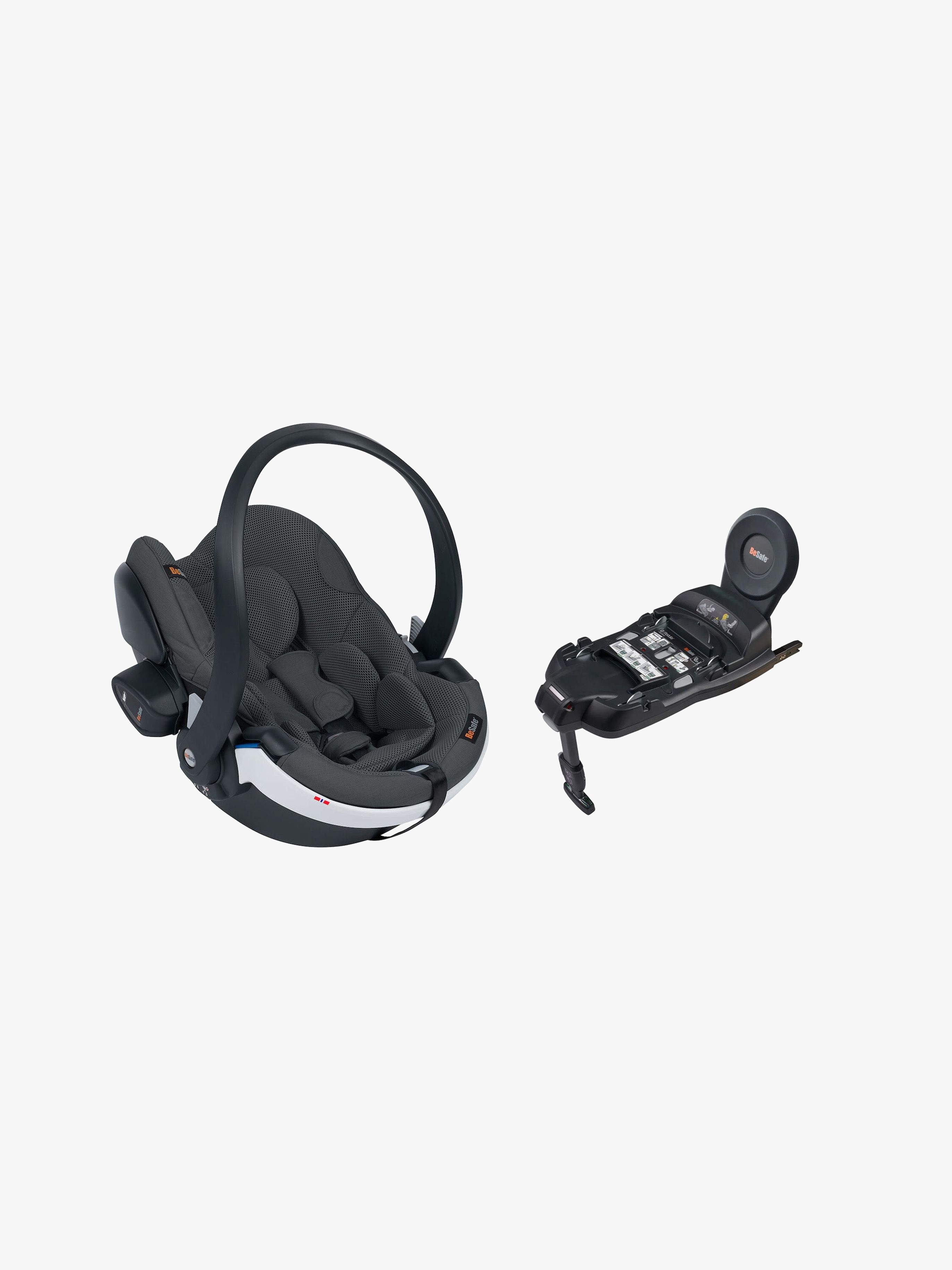 BeSafe iZi Go Modular X2 i-Size Autostol Baby inkl. Base, Anthracite Mesh