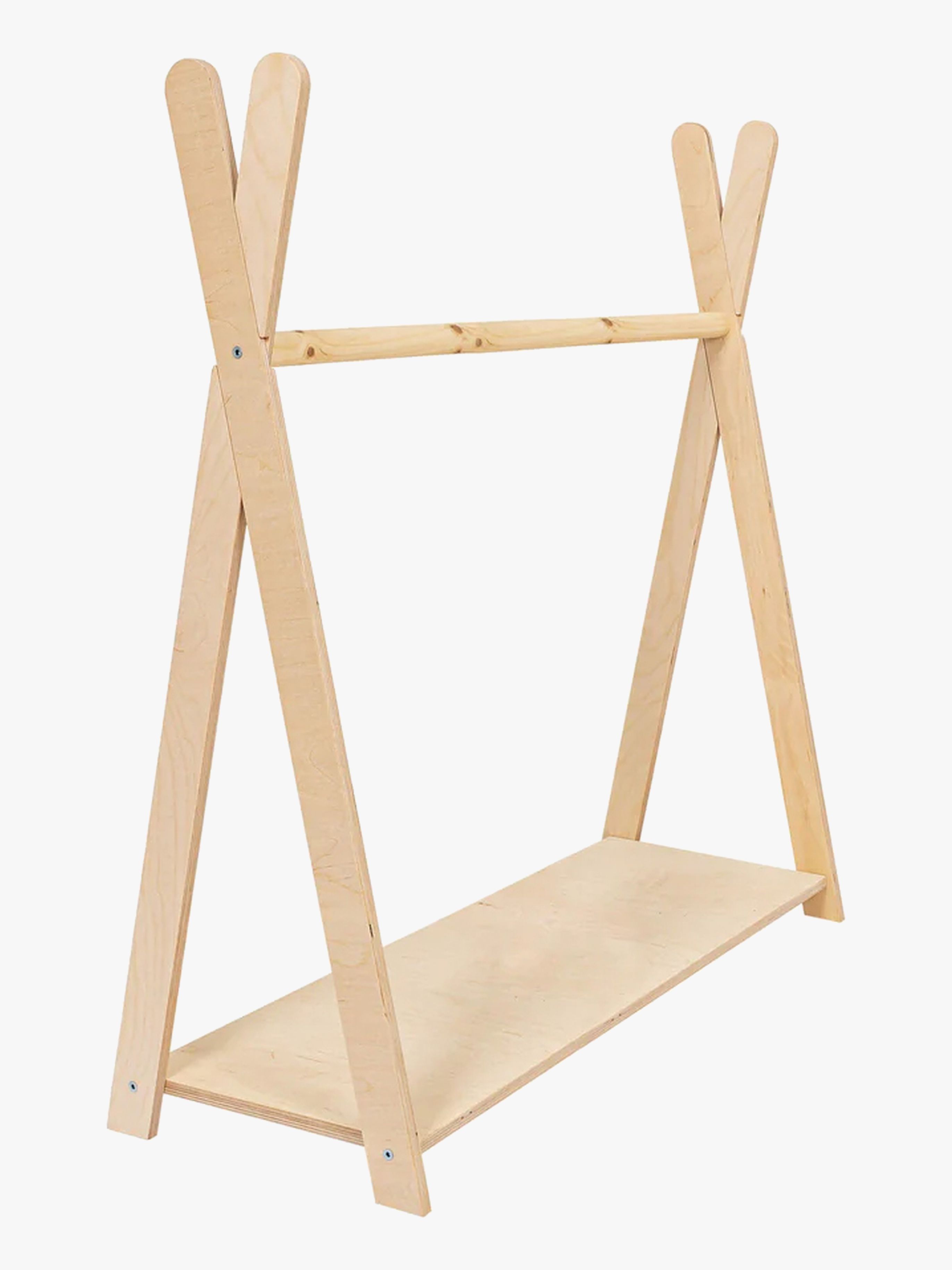 Meowbaby Tipi Tøjstativ L, Natur, Børnemøbler, Indretning børneværelse