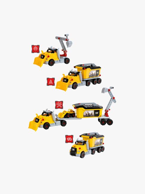 CAT Legetøjssæt Skruetruck 4-i-1