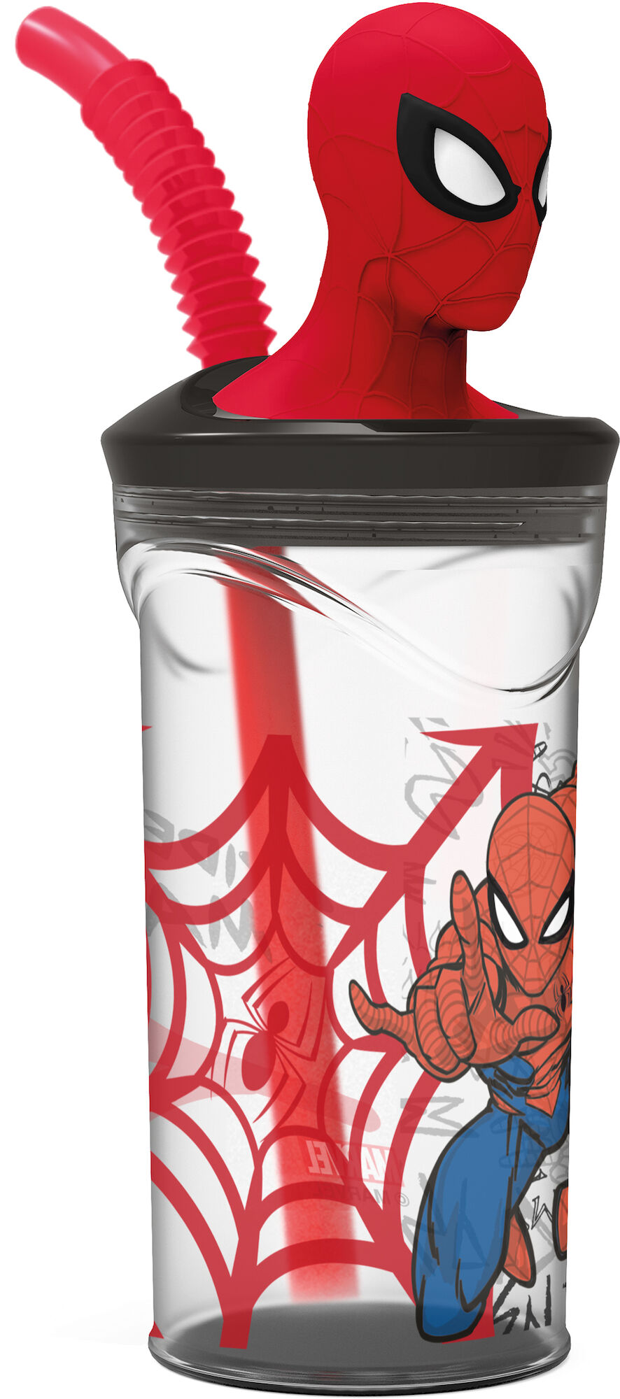 Marvel Spider-Man Drikkedunk 3D Figur Tumbler 360 ml