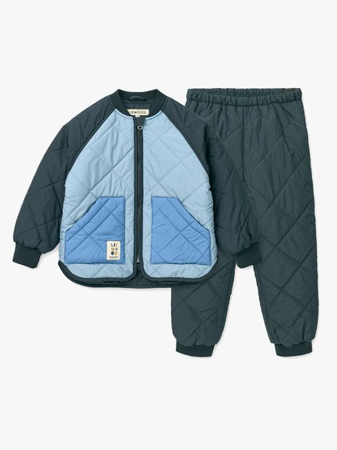 LIEWOOD Zella Termosæt, Beach blue/Classic navy/mix