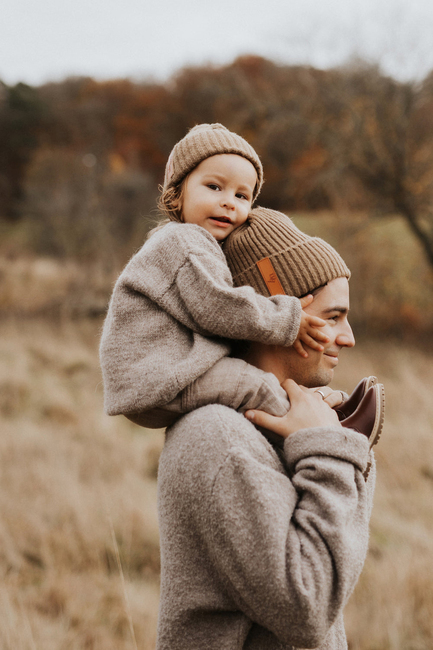 BabyMocs Strikhue, Greige