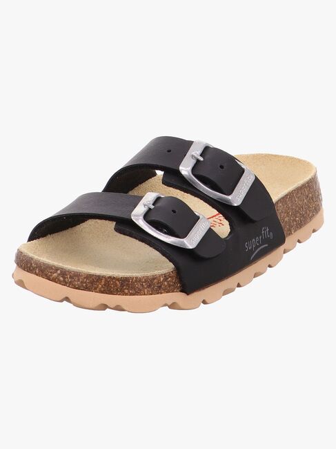 Superfit Fussbett Hjemmesko, Sort